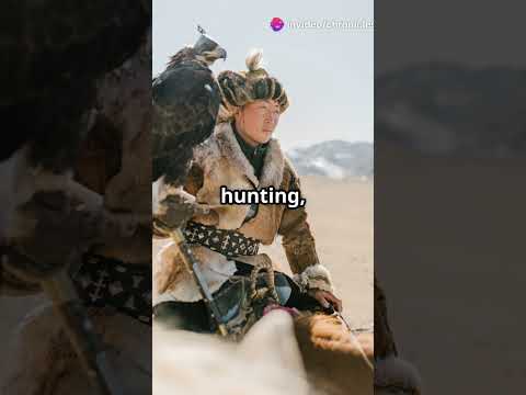 Mongolia&#039;s Majestic Eagle Hunters #EagleHunters #MongolianCulture #GoldenEagles #KazakhTradition