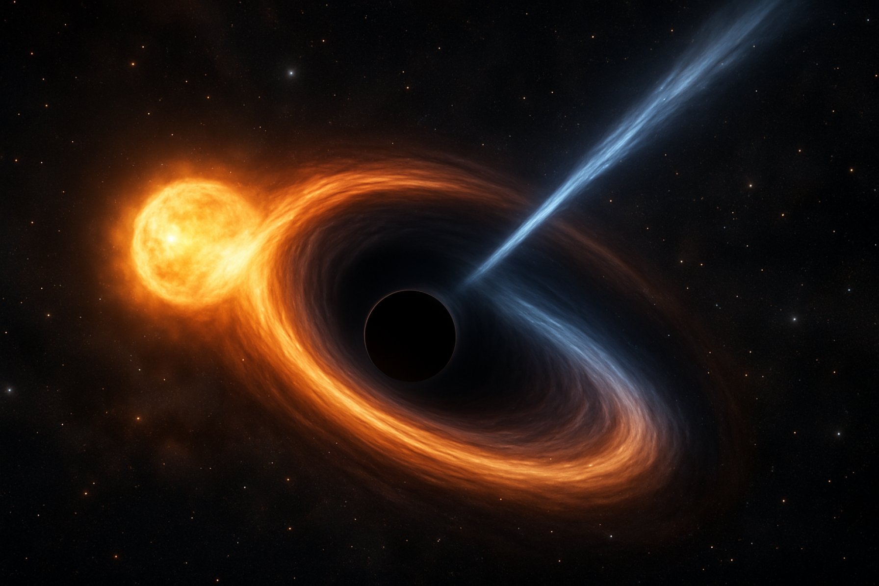 Cosmic Violence Unleashed: Scientists Capture the Final Moments of a Star Devoured by a Black Hole